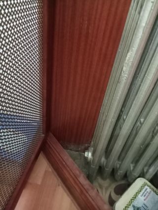 Mueble Rinconera Armario y Cubreradiador Madera