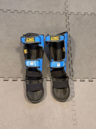 Espinilleras Danger Artes Marciales Azul