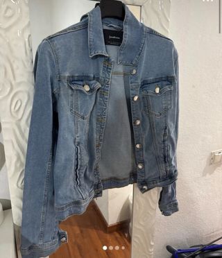 Giubbotto jeans Stradivarius blu