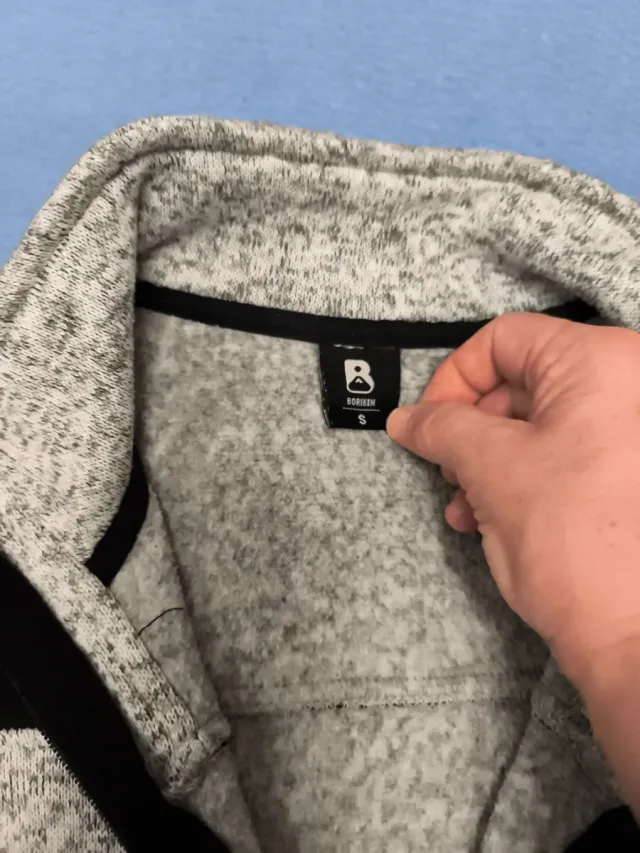 Chaqueta Caballero Gris y Negra