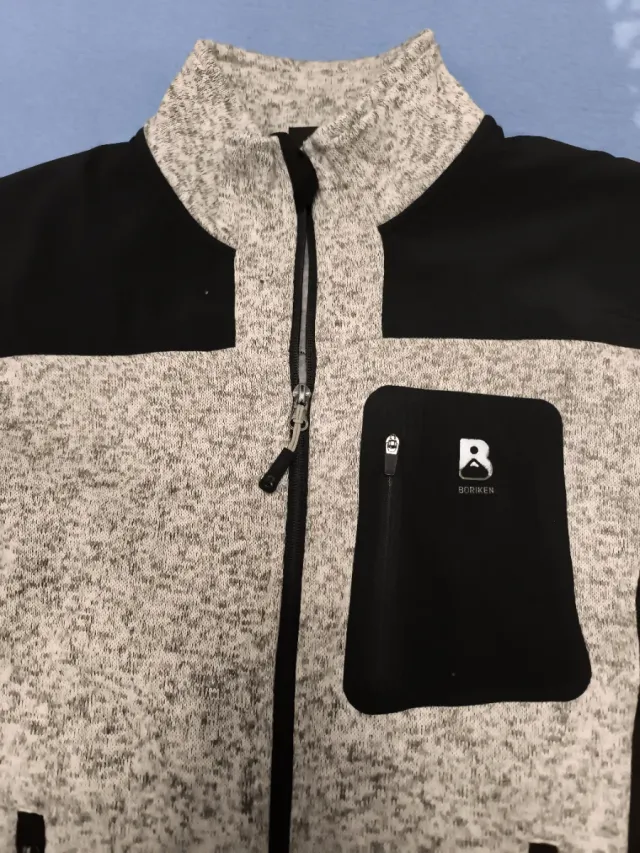 Chaqueta Caballero Gris y Negra