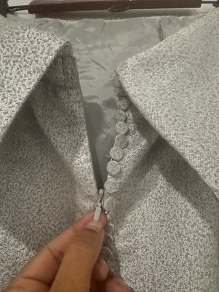 Vestido Largo Purificación García Plateado