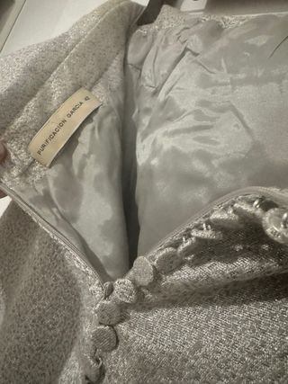 Vestido Largo Purificación García Plateado