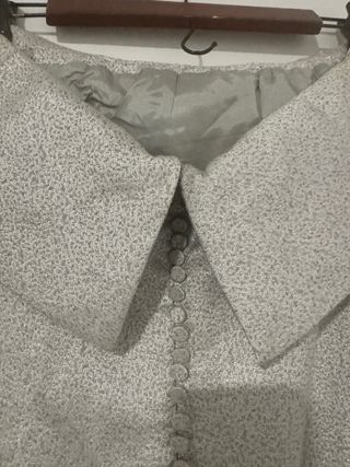 Vestido Largo Purificación García Plateado