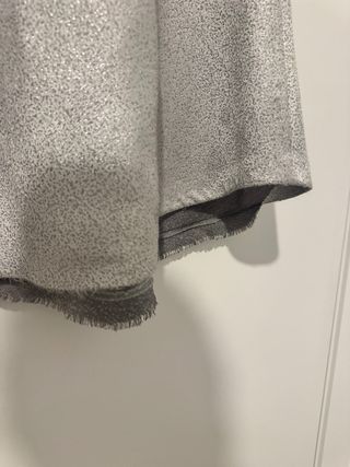 Vestido Largo Purificación García Plateado