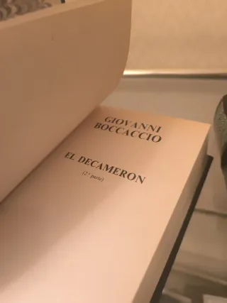 Libros Bocaccio El Decamerón