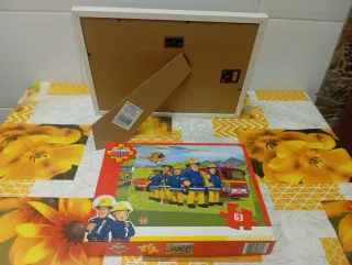 Puzzle Bomberos + Cuadro/Marco