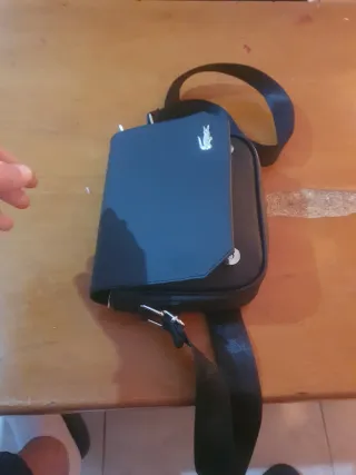 Riñonera Negra Lacoste