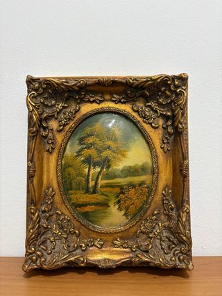 Quadro antico con paesaggio