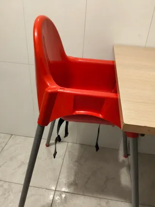 3 tronas Ikea de plástico sin bandeja