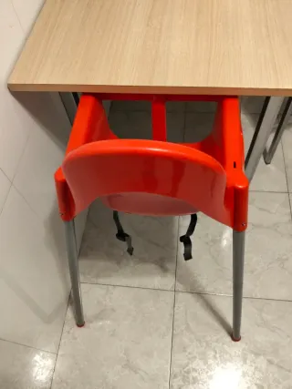 3 tronas Ikea de plástico sin bandeja