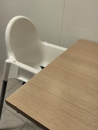 3 tronas Ikea de plástico sin bandeja