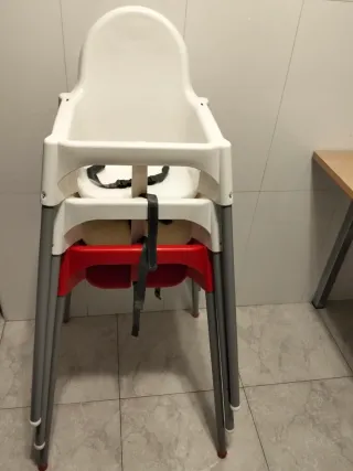 3 tronas Ikea de plástico sin bandeja