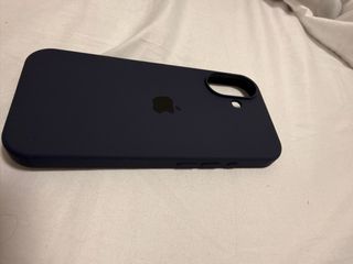 Funda iPhone 16 Silicone Case Azul Oscuro