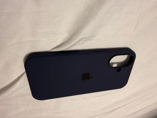 Funda iPhone 16 Silicone Case Azul Oscuro