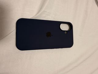 Funda iPhone 16 Silicone Case Azul Oscuro