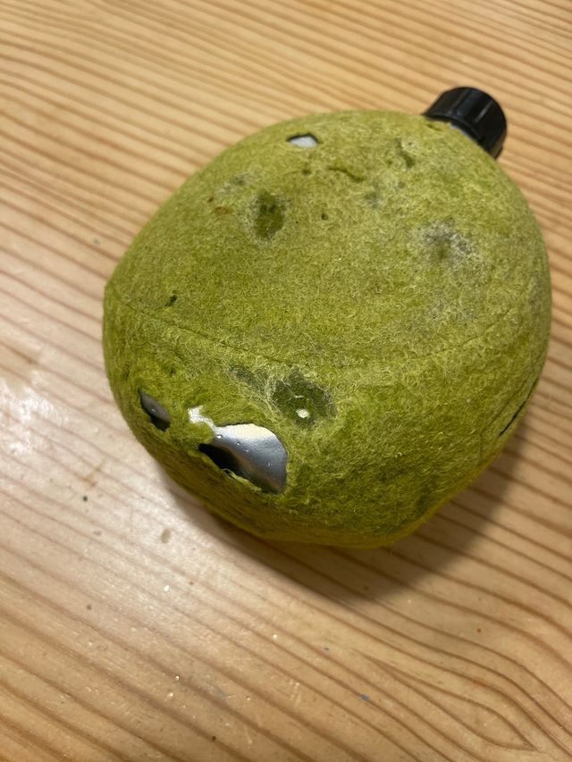 Cantimplora vintage verde para nostálgicos