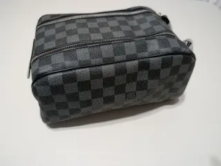 Neceser Louis Vuitton Gris negro Damier
