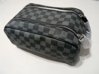 Neceser Louis Vuitton Gris negro Damier