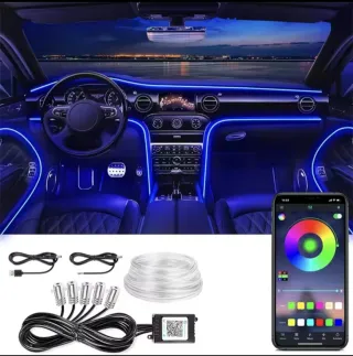 Tira LED Coche RGB Control Remoto