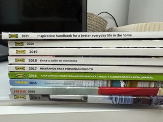 Colección catálogos de Ikea. Desde 2013 a 2021