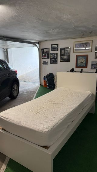 Estructura cama + colchón 90x200