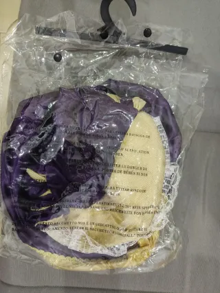 Disfraz Princesa Niña Morado y Dorado