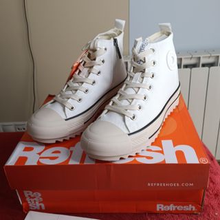 Zapatillas altas Refresh blancas talla 39