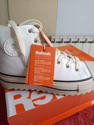Zapatillas altas Refresh blancas talla 39