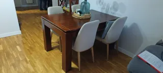Mesa comedor Banak madera estilo colonial