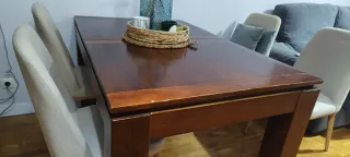 Mesa comedor Banak madera estilo colonial