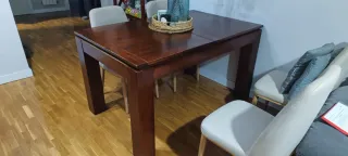 Mesa comedor Banak madera estilo colonial