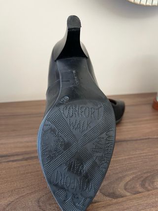 Zapatos de piel tacón alto plantilla acolchada