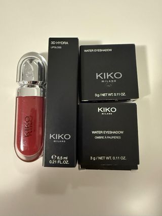 Lote Maquillaje Kiko Milano: Sombras y Labiales