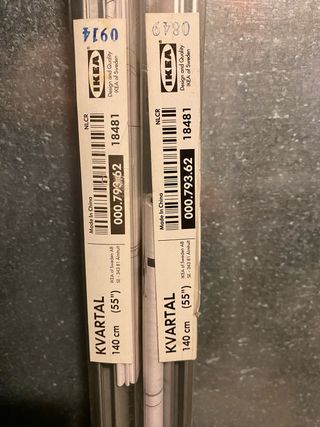 Riel panel japonés IKEA KVARTAL 140 cm