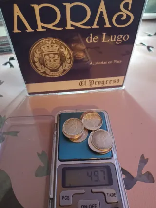 Colección Monedas Plata Arras de Lugo