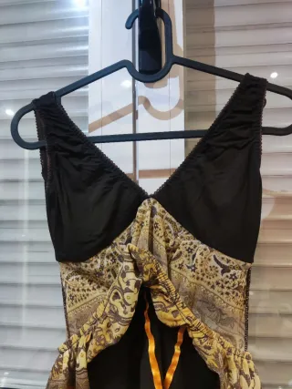 Blusa manga larga estampada