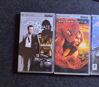 Lote 4 Juegos PSP: FIFA 07, Spider-Man 2, Casino R