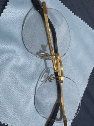 Gafas Cartier Oro y Negro