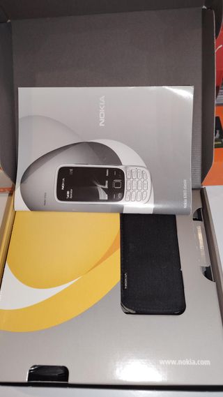 Nokia 6303 - en su Caja, Funda original, Manual...