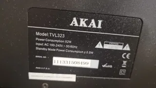Televisore Akai Nero