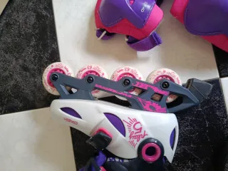 Patines Oxelo Talla 30-32 + Protecciones+ mochila