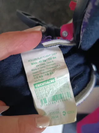 Patines Oxelo Talla 30-32 + Protecciones+ mochila