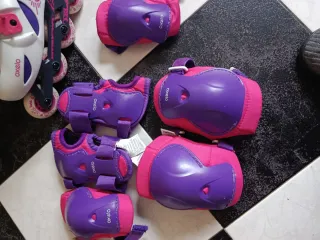 Patines Oxelo Talla 30-32 + Protecciones+ mochila