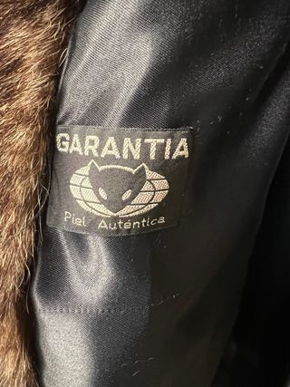 Abrigo de piel de zorro