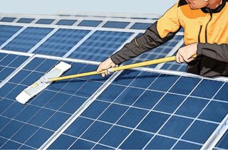 Limpieza Placas fotovoltaicas