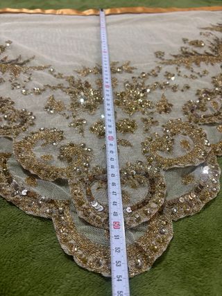 Pico Fallera Antiguo Dorado y Blanco