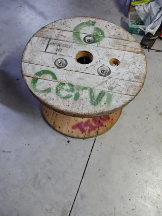 Bobina de madera industrial