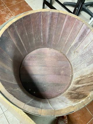 Tonel barrica mesa madera