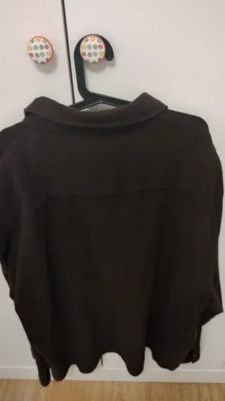 Sobrecamisa H&M Marrón Talla XL.